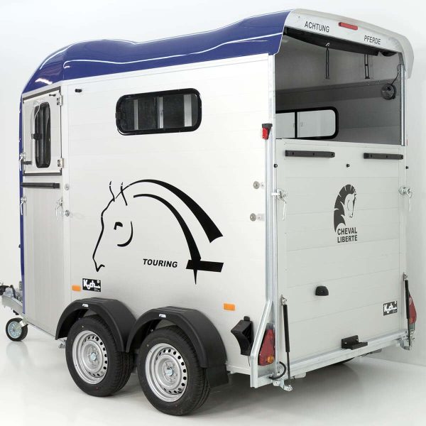 Pferdeanhänger Cheval Liberte Touring Country|Sattelkammer|Frontausstieg|blau